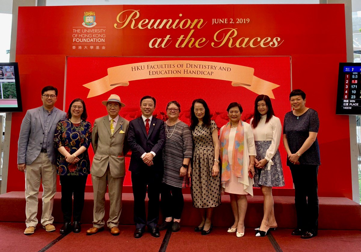 hku_education's tweet photo. The HKU Reunion at the Races organised by the HKU Foundation and held in conjunction with the HKU Alumni Association Challenge Cup was held successfully on June 2, 2019. It was a great opportunity to thank and network with our alumni, supporters and friends. https://t.co/YkDT02eJZk