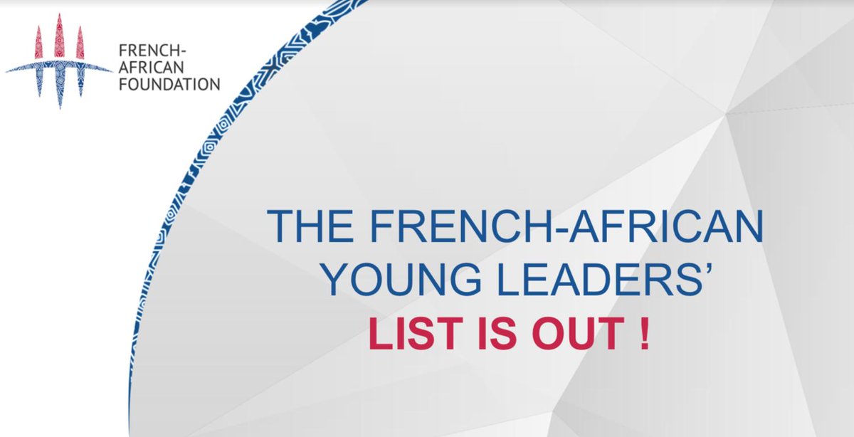 french_african's tweet photo. The French-African Young Leaders list is out ! 💥
➡️ https://t.co/R3DSL1Beoj
Découvrez nos lauréates et lauréats 2019 💥
➡️ https://t.co/RvNyzy154c
#Afrique #France #LaRelève #ActForTheNextGeneration https://t.co/yv9CMHf9Uj