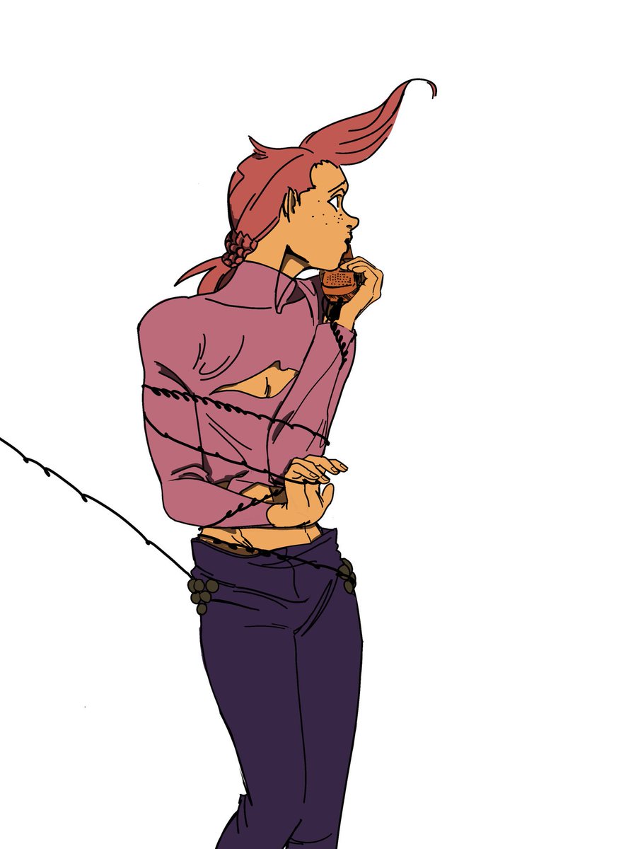 yyuulluu's tweet photo. Can we keep him please? #JJBA #Doppio https://t.co/dw2ERihBzB