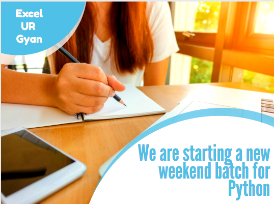 excel_ur_gyan's tweet image. We are starting a new batch for Python from this weekend  2.00 to 5.00
#Python_Training_Bommanahalli
Call us : +919642014336
Email : excelurgyan.in@gmail.com
Website: excelurgyan.in