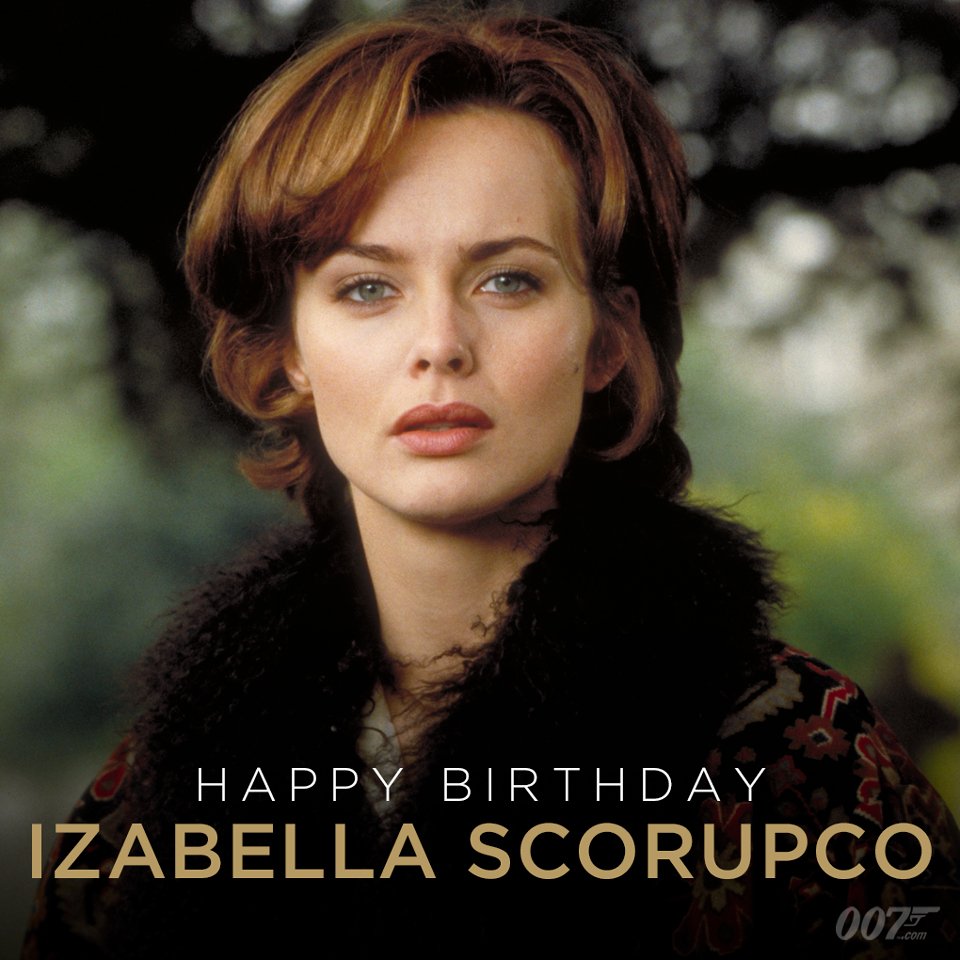Happy Birthday to Izabella Scorupco. Izabella played genius computer programmer Natalya Simonova in GOLDENEYE (1995). Perhaps don’t get her “toys for the boys.”