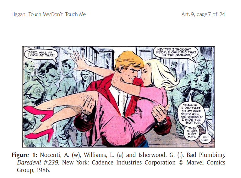 Science_Open's tweet photo. ‘Touch Me/Don’t Touch Me: Representations of Female #Archetypes in Ann #Nocenti’s #Daredevil’ a new @ComicsGrid @openlibhums article on #ScienceOpen: https://t.co/gYIchRnnKs https://t.co/nNSBCsI40z
