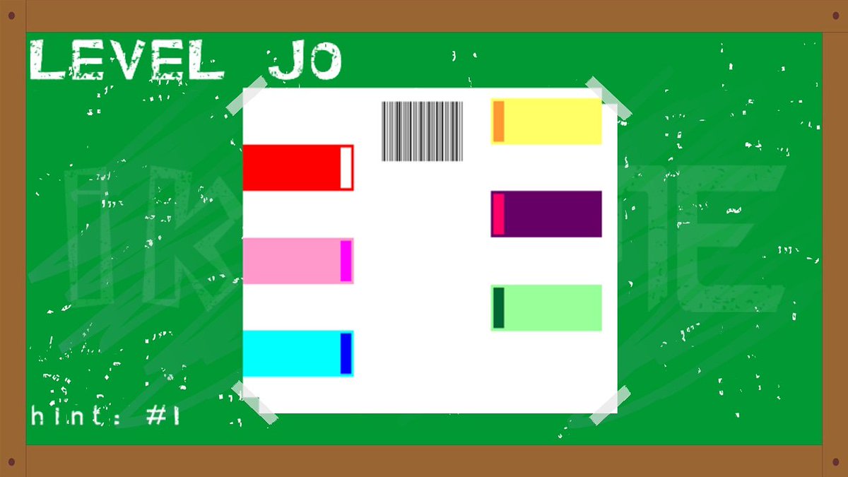 UnkstdID's tweet photo. IKI GAME 2 Level J0
Mainkan disini: https://t.co/pSHDBTVnb9
#ikigame #android #indonesia #indiedev #indie #indiegame #desain #gamedesign #gamedev #riddle #tekateki #unkstd #pixelart #art #design #startupindonesia #levelj0 #level #j0 #hint #1 #barcode #kode #batang https://t.co/4UFCZocDM3