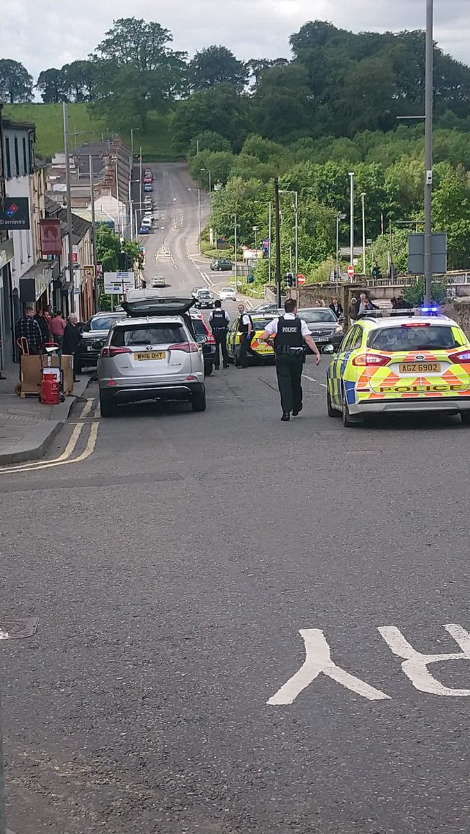 TyroneCourier1's tweet image. Breaking: Two people injured in #Dungannon after a car careered out of control and hit pedestrians on Scotch Street. For more see this week’s Courier