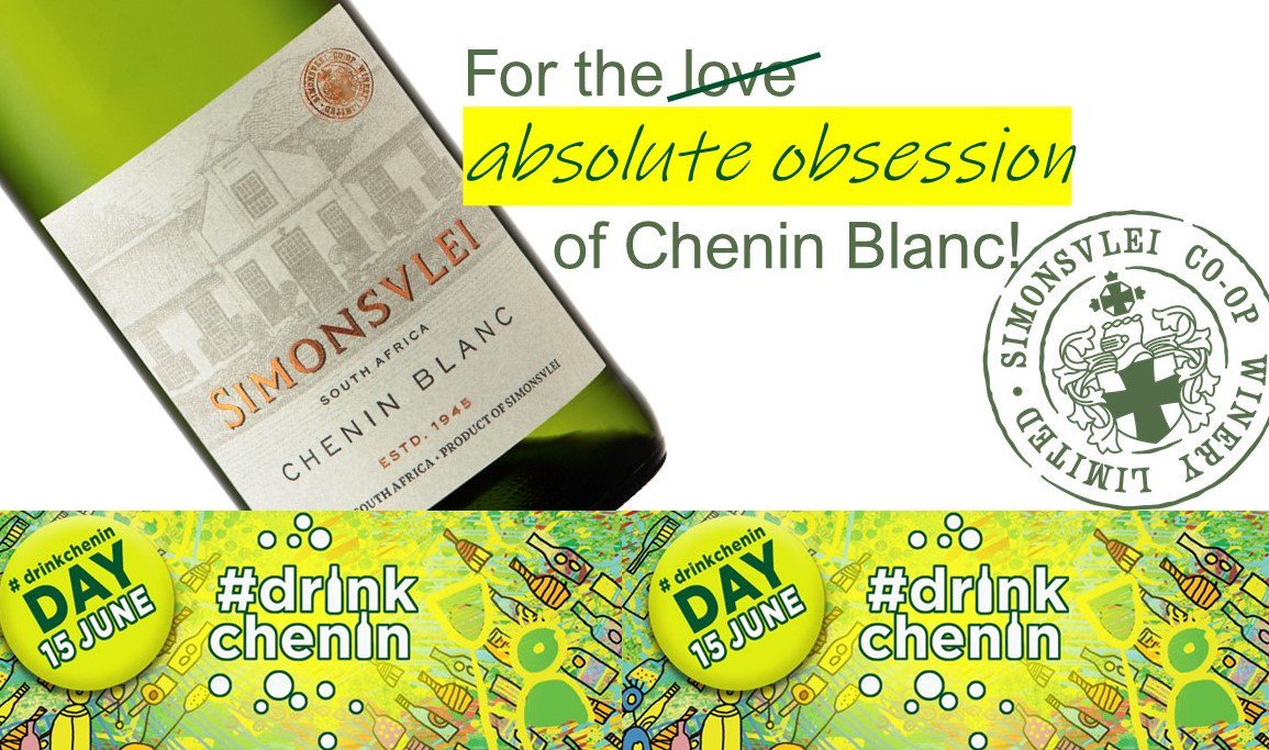LOVE YOUR CHENIN BLANC? - You should try ours. Here's to #DrinkChenin Day on 15 June! #SimonsvleiCheninBlanc #SimonsvleiWines #CheninBlanc <a href="/CheninBlancSA/">Chenin Blanc SA</a>