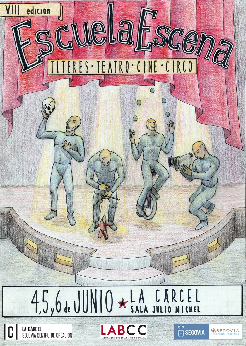 CarcelSegovia's tweet photo. Mañana comienza la VIII #Muestra #EscuelaEscena de teatro hecho por niños, niñas y jóvenes, con cosas muuuuuuy interesantes que se adentran también en el cine, la música en directo o el circo. Entradas (1€), en la taquilla de #LaCárcel.  

#LABCC @segovia_es @segoviajoven https://t.co/fJ6sNHPQQ2