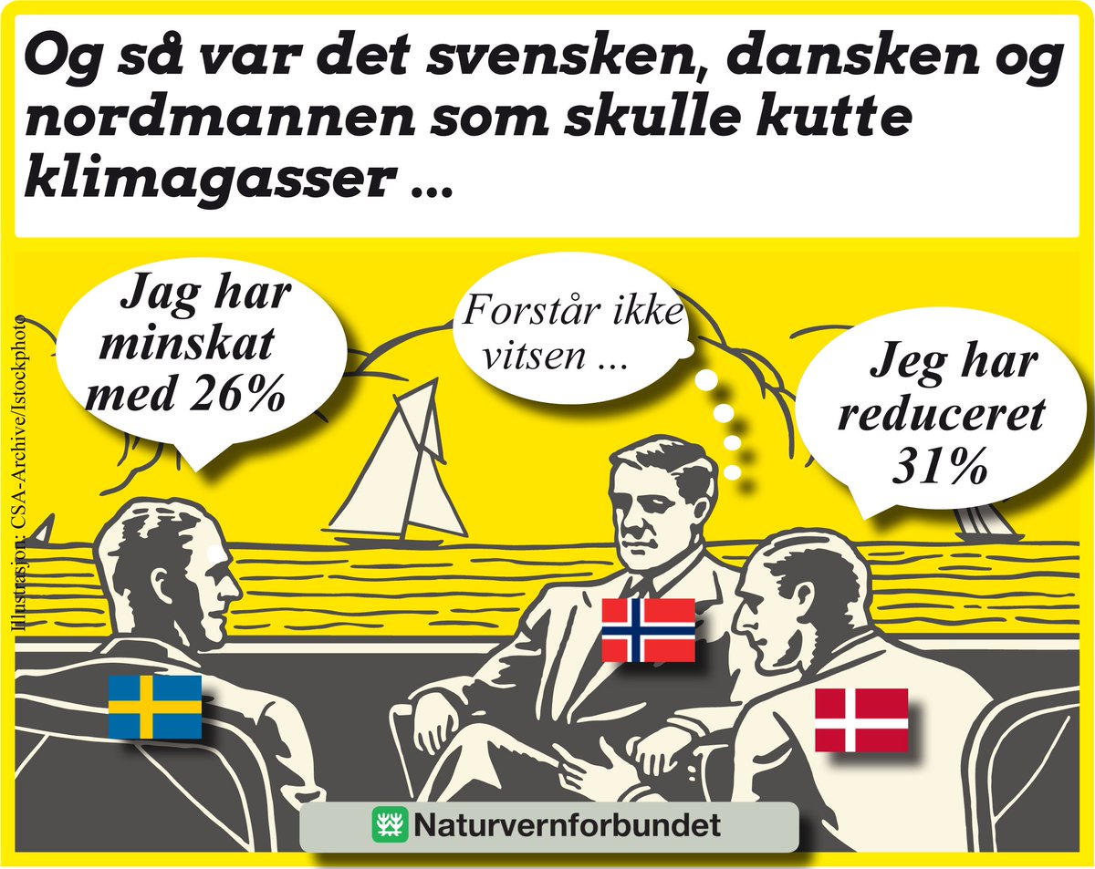 Kan vi leve med dette da, dere? Norske klimagassutslipp har igjen økt, mens landene rundt oss gjør store kutt. På tide å våkne opp <a href="/erna_solberg/">Erna Solberg</a> @Siv_Jensen_FrP <a href="/olaelvestuen/">Ola Elvestuen</a> !!! #naturvern #klima #klimakutt