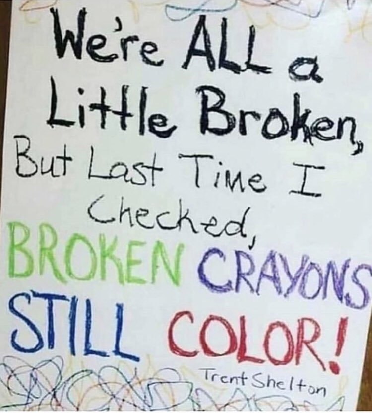 CalebsKids's tweet photo. Monday Morning Reminder: Broken Crayons Still Color💚
-
-
📷 @sheilagranttv
_
#youmatter #giving #charity #endstigma #charity #instahealth #stopstigma #calebskids #communityservice #suicideawareness #detroit #detroitnonprofits #nonprofit #calebskidsfoundation #mentalhealth https://t.co/PwAcuYAkge