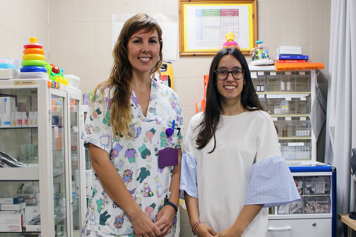 HGUVALENCIA's tweet photo. María Alejos y María Dolores Fuset obtuvieron el premio @enfercecova a la mejor ponencia en la IX Jornada de Enfermería en Alergia Pediátrica @SEICAP 👏🏼👏🏼 #Enfermería #Alergias 

👉 https://t.co/4wJyAvwrxJ https://t.co/HyXKaFRalP