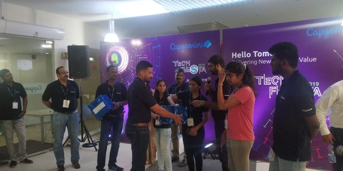 CapgeminiIndia's tweet photo. As we say #HelloTomorrow at #TechFiesta2019 Chennai, don't miss this chance to participate in our Lucky Draw and win exciting prizes! https://t.co/hfKHlkijHP