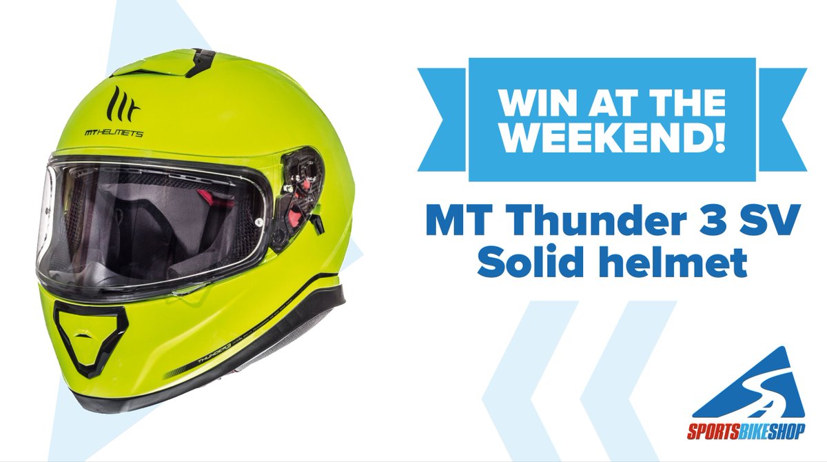 SPORTSBIKESHOP's tweet image. This week, you could get your hands on an MT Thunder 3 SV Solid helmet, just by making sure you're following us, retweeting this post and leaving us a little love in the replies 😁 One winner will be picked at random on Monday morning. Prize info: bit.ly/MTThunder3Solid