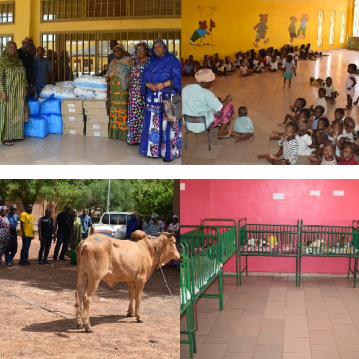 [Solidarité EDM-SA]
Traditionnelle remise de dons aux orphelins du Village d’enfants SOS de Sanankoroba et du Centre d’Accueil et de Placement Familial de Bamako « La Pouponnière », par la société EDMSA, c’était ce jeudi 30 mai 2019.