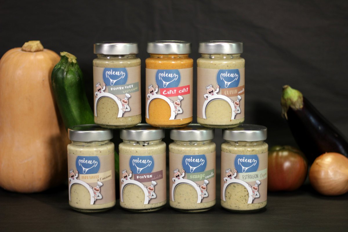 MMIEUM's tweet photo. C’est bientôt l’heure de passer à table…MieuM vous dévoile ses 1ères recettes.
Sauces #Bio cumin-noisette, un mariage original et #savoureux, un #goût unique…à consommer sans modération #NutriscoreA
J-12 avant la fin des précommandes…dépêchez-vous :
https://t.co/6agbrZ9kx0 https://t.co/lIgDQnFwgr