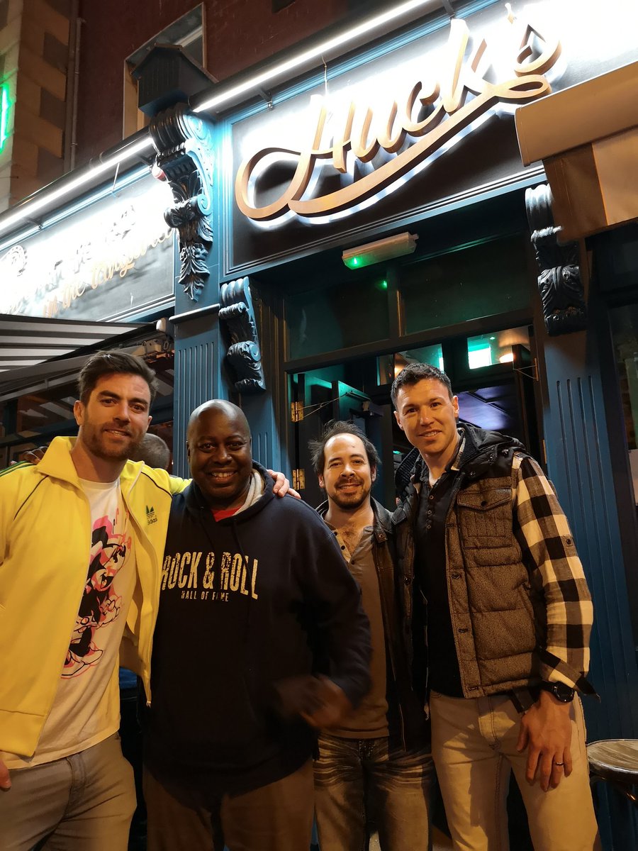 🙀Aaahh FREAK OUT 🙀
What a pleasure to have the ICONIC band 🕺🏽“CHIC”🕺🏽choose to hang out with us in <a href="/Hucksdub/">Hucksdublin</a> last night! 
Your funky tunes are always pumping here so thank you from our ecstatic team &amp; guests for a remarkable evening! 
#GetHucked