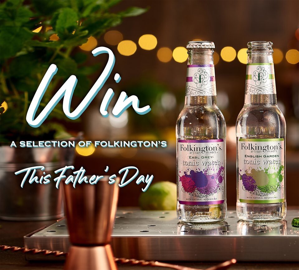 Folkingtons's tweet image. What do you give your dad this Father’s Day? The perfect tonic to his spirit! We are giving away a selection of our premium Tonic Waters.

To enter simply:
1. Follow our page 
2. Retweet this tweet

Winner announced 12/06/19

#Folkingtons #Win #Competition #Fathersday #Giveaway