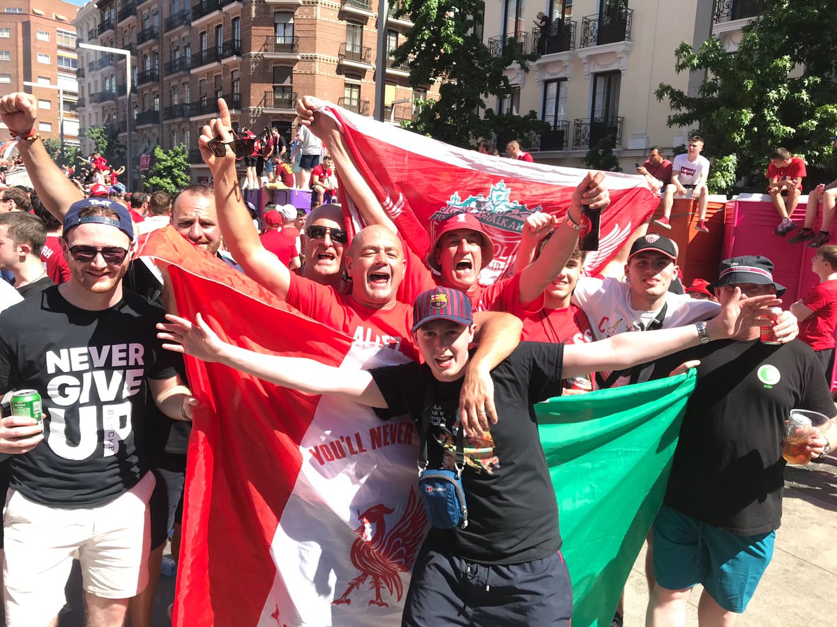 LiRushton's tweet photo. Mad trip that. Champions of Europe, again ⭐️⭐️⭐️⭐️⭐️⭐️ https://t.co/cHX2uOeLqy