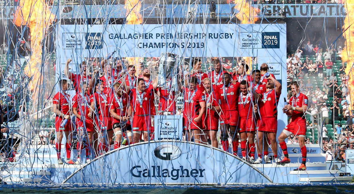 Many thanks to the 75K+ attendees who joined us in celebrating our inaugural season at the <a href="/premrugby/">PREM Rugby</a> final Saturday 1 June. We were thrilled to welcome all @TwickenhamStad to witness the very best in #rugby - congratulations to 2018/19 winners <a href="/Saracens/">Saracens Rugby Club</a>🏆 bit.ly/2HRQLiL