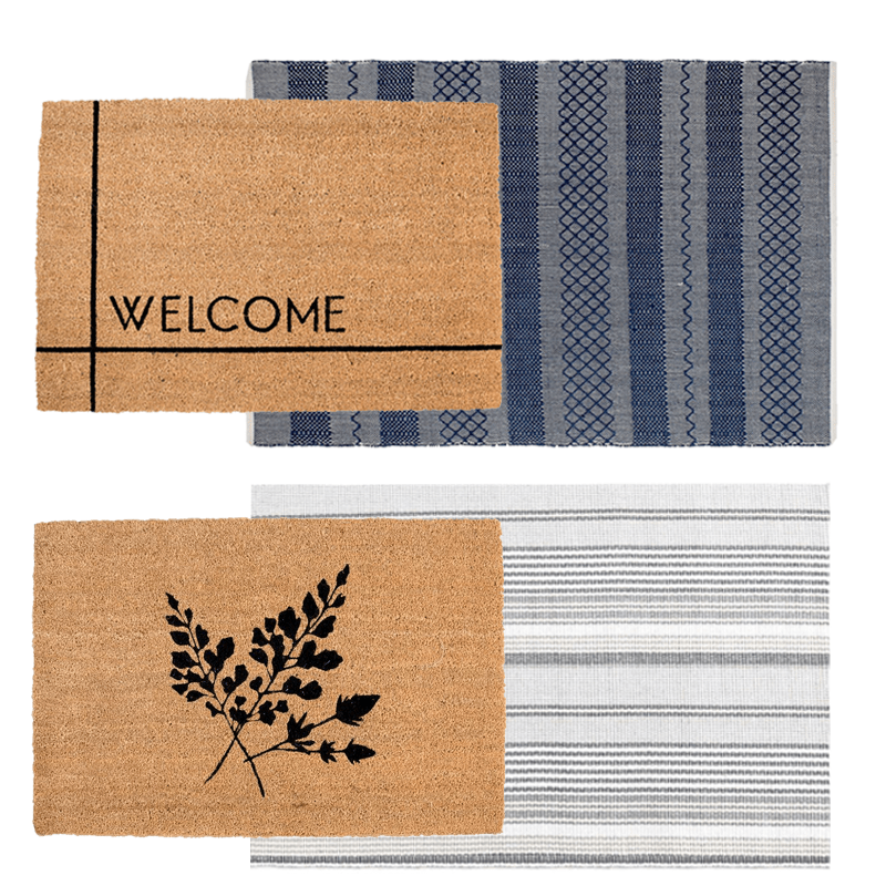 Layered Doormats for Summer makingjoyandprettythings.com/layered-doorma…