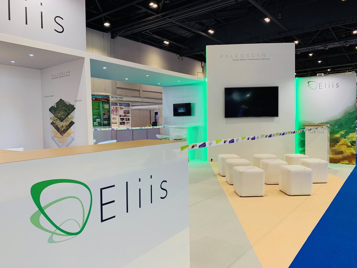 LiveandCo's tweet photo. ⁦⁦@eliiscom⁩ stand is ready, waiting for #EAGEAnnual2019 to open! ⁦⁦@EAGE_Global⁩ #eventsprofs https://t.co/bV6yJuAeq4