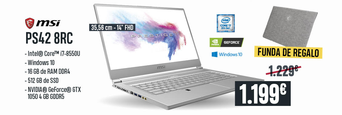 La oferta de este verano tiene nombre: ¡MSI Prestige! 

► bit.ly/2KtzuOe