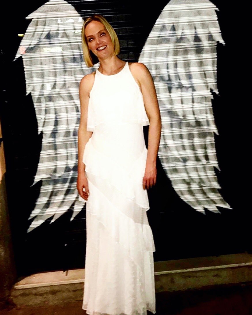 AmandaDCNN's tweet photo. 😇 don’t be fooled.... #aboutlastnight #beforethingsgotmessy #angelwings #madridnights #nightoff #instapic #lifeontheroad #picoftheday #angel https://t.co/QzNMDW33rV