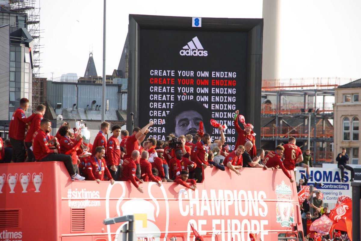 MoSalah's tweet image. Yesterday was surreal. Thanks to everyone for making the city feel like... Anfield!
