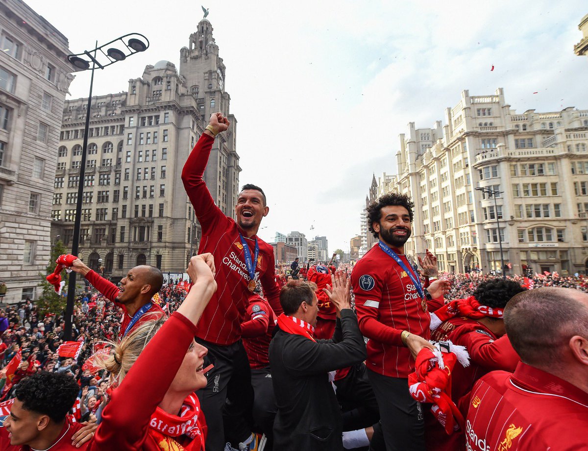 MoSalah's tweet image. Yesterday was surreal. Thanks to everyone for making the city feel like... Anfield!