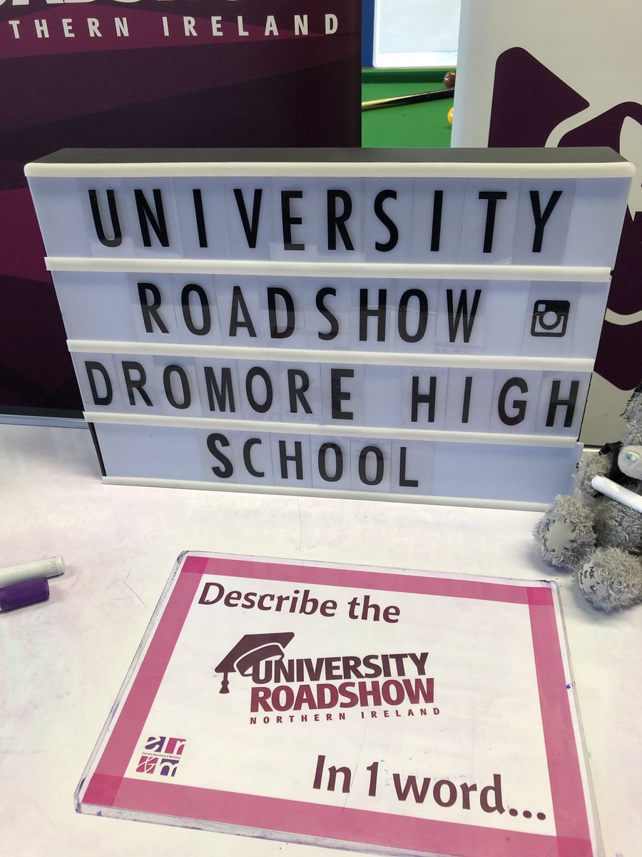 ThinkDkIT's tweet image. DkIT was on the road today with University Roadshow NI @DromoreHighScho - Great interest this morning in courses @DkIT_ie - #MakeItDkIT #ThinkDkIT #Erandm