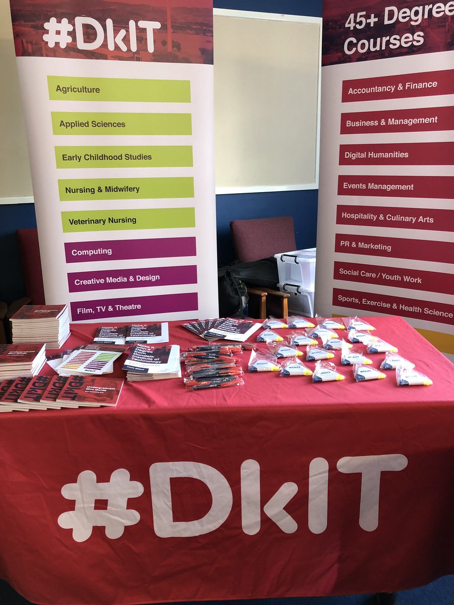 ThinkDkIT's tweet image. DkIT was on the road today with University Roadshow NI @DromoreHighScho - Great interest this morning in courses @DkIT_ie - #MakeItDkIT #ThinkDkIT #Erandm