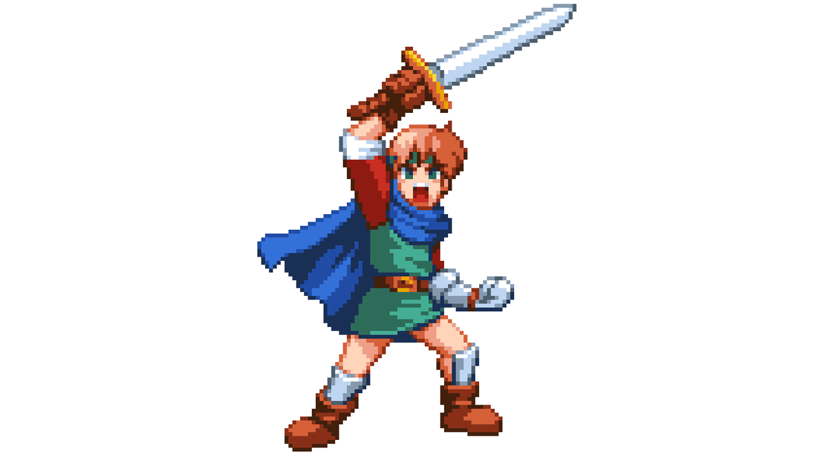 フラッグさん On Twitter メガドライブ シャイニング フォース 神々の遺産 マックス Genesis Shining Force The Legacy Of Great Intention Sega ドット絵 Pixelart