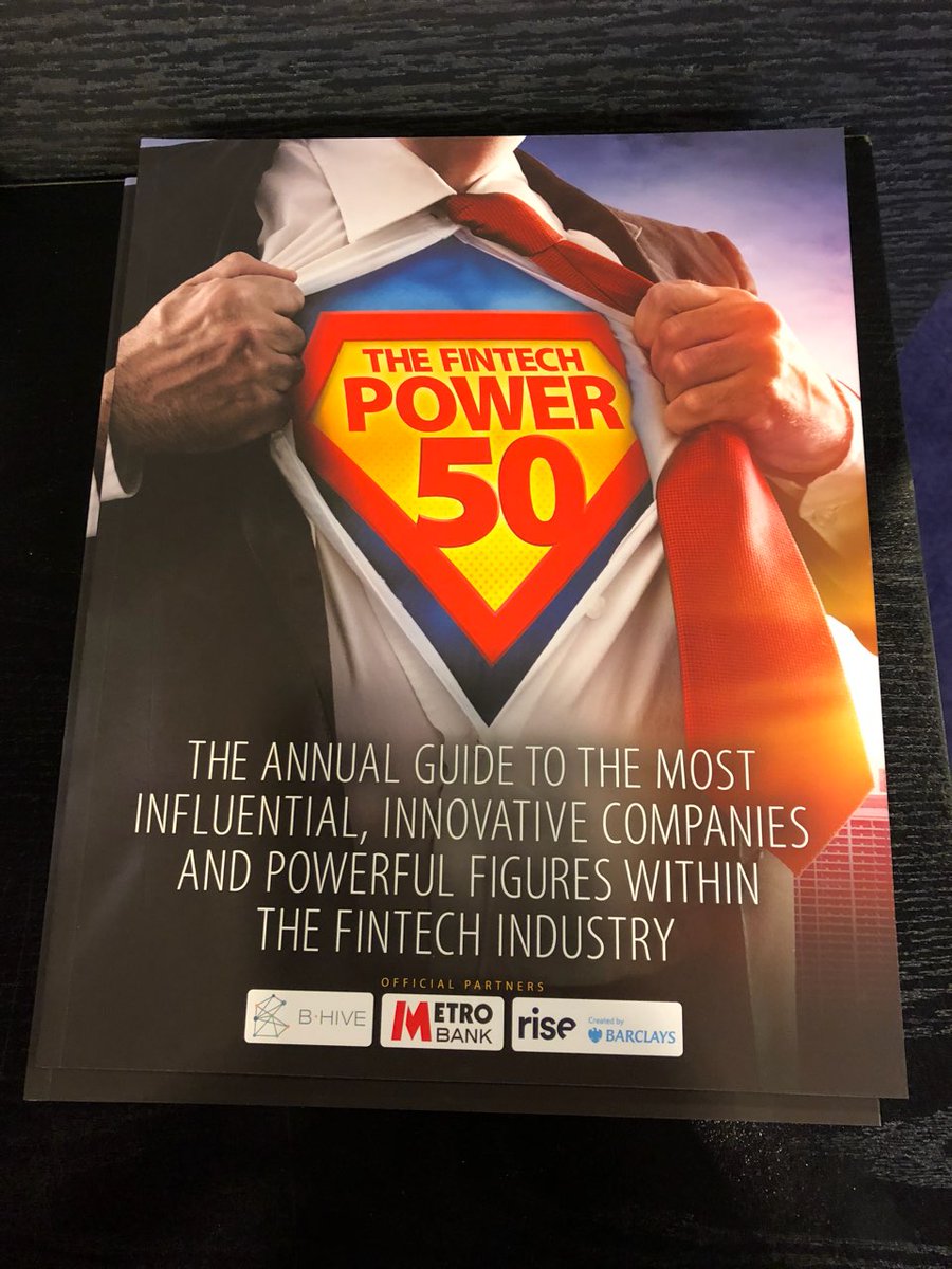 jacquipowell's tweet photo. We invite all #Money2020EU participants to grab a copy of @thepower_50’s annual guide which features us, 39 other #fintech firms and 10 influencers like @JimMarous & @BrettKing.
https://t.co/bDbwqHvDrr
@money2020 #money2020 #TFP50 https://t.co/RjNxtYHKRO