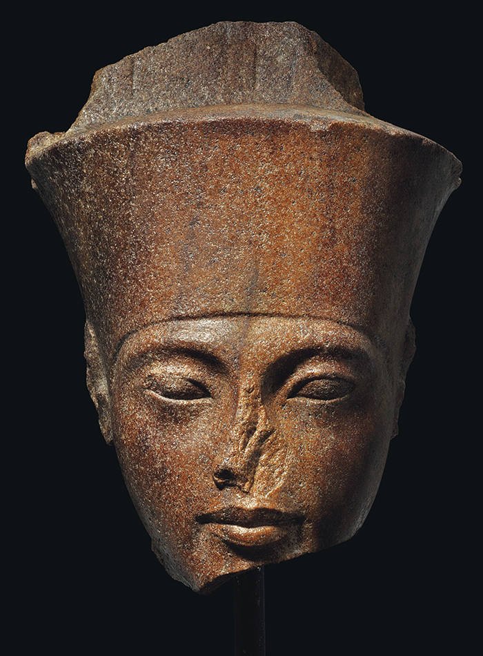Pastpreservers's tweet photo. "It is not known when and where the #Tutankhamun head was found"
Head of Tutankamun to be sold at @ChristiesInc next month, only one place this belongs and its #Egypt! What can be done to save this unique artefact? 
https://t.co/dx5Kbts6LJ via @FinancialTimes https://t.co/MrvYjDNhWe