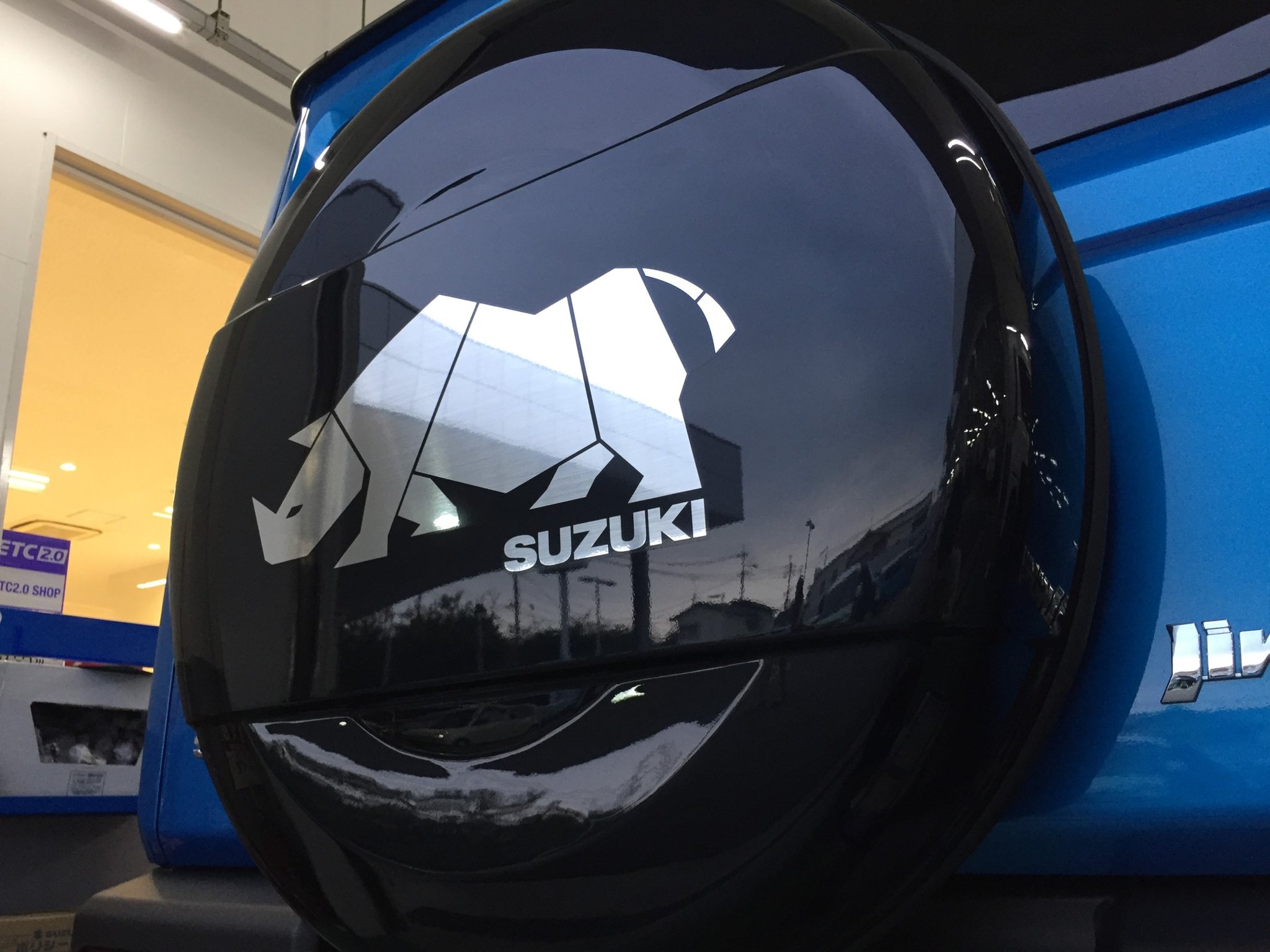 ジムニー (ZT)スペアタイヤカバー(サイ/ヘアライン調)ハードケース