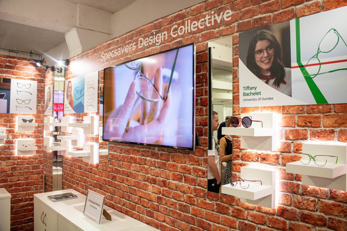 OfficialGFW's tweet photo. Go check out the @Specsavers stand to see the Designer Collective Collection! Lots of cool and original glasses frames to try on that have been designed by students #GFW19 https://t.co/8SVfofjygL