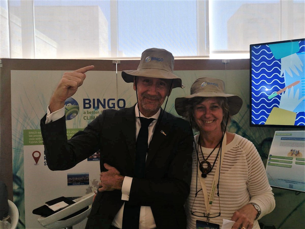 Oh wow 🤩 #ecca2019 was great. Our <a href="/EU_BINGO/">Project BINGO</a> booth was always full of BINGOlians and other interesting and interested people. What a great time, sharing knowledge and solutions for adaptation to #climatechange 👥🌍☀️
Thank you to all that came to our booth and to our sessions!