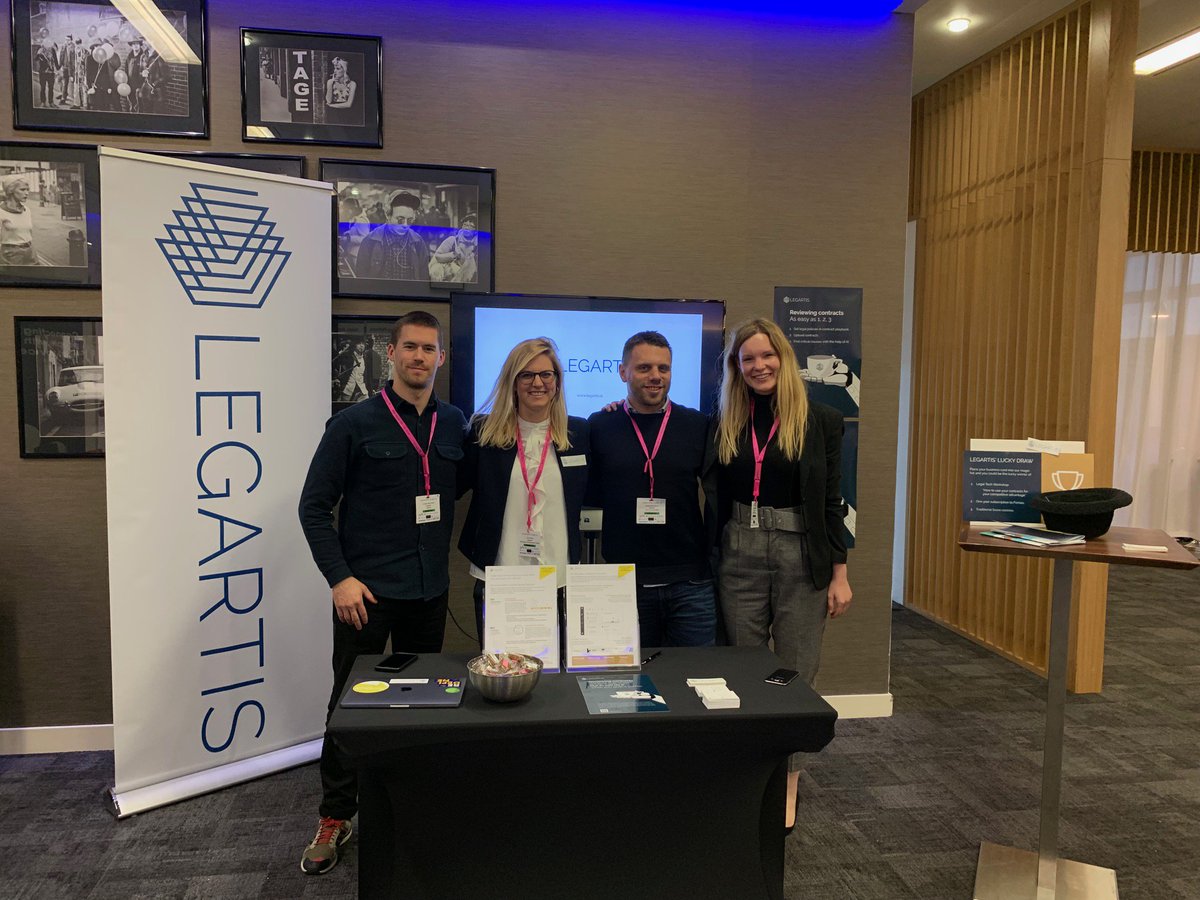 legartistech's tweet photo. Our team highly enjoyed the three days of #networking and spreading the word of #Legartis during #FLW19 in London and experiencing the wide interest in #ContractIntelligence. Many thanks to @CosmonautsLtd for the well-organized event! #FutureLawyerWeek #FLW2019 #legaltech #AI https://t.co/zXatEhp0El