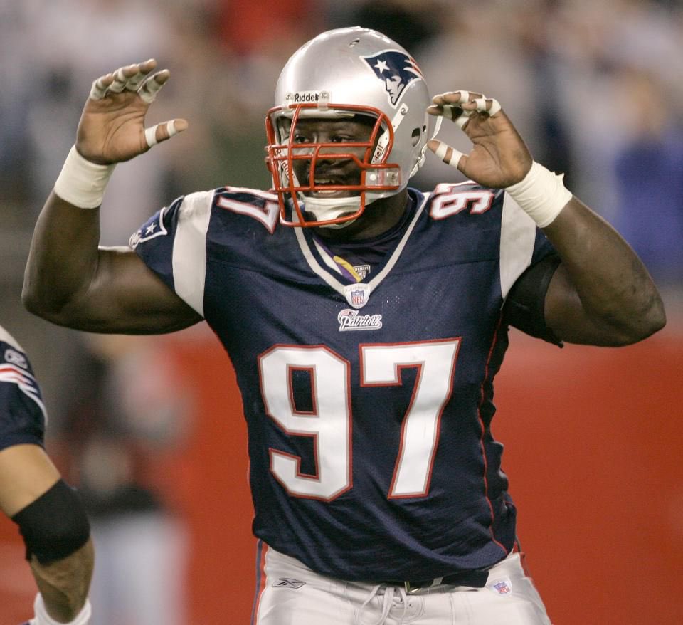 We've got Jarvis Green days left until the  #Patriots opener!A 4th round pick from LSU, Green played 8 seasons in New England, winning 2 Super BowlsHe finished his career with 28 total sacks, including a career high 7.5 in 2006He now owns a shrimp company called 'Oceans 97'