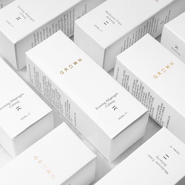 eachlondon's tweet photo. Packaging for GROWN a health tonics brand. @thisisgrown

Now selling at @CapBeautyDaily , @ContentBeauty and @BokettoWellness

#grownlife #healthtonics #health#wellbeing #adaptogens #thisisgrown #Astralagus, #Maca, #Chaga, #Cordyceps, #Eleuthero, #Schisa… https://t.co/arDXN7bMeN https://t.co/7N9XV1a8kq