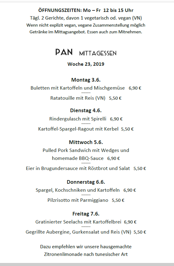 PANLokal's tweet photo. Hier ist unsere neue Mittagskarte!
#Leipzig #Lindenau #Lunch https://t.co/kNhpq8pyEN