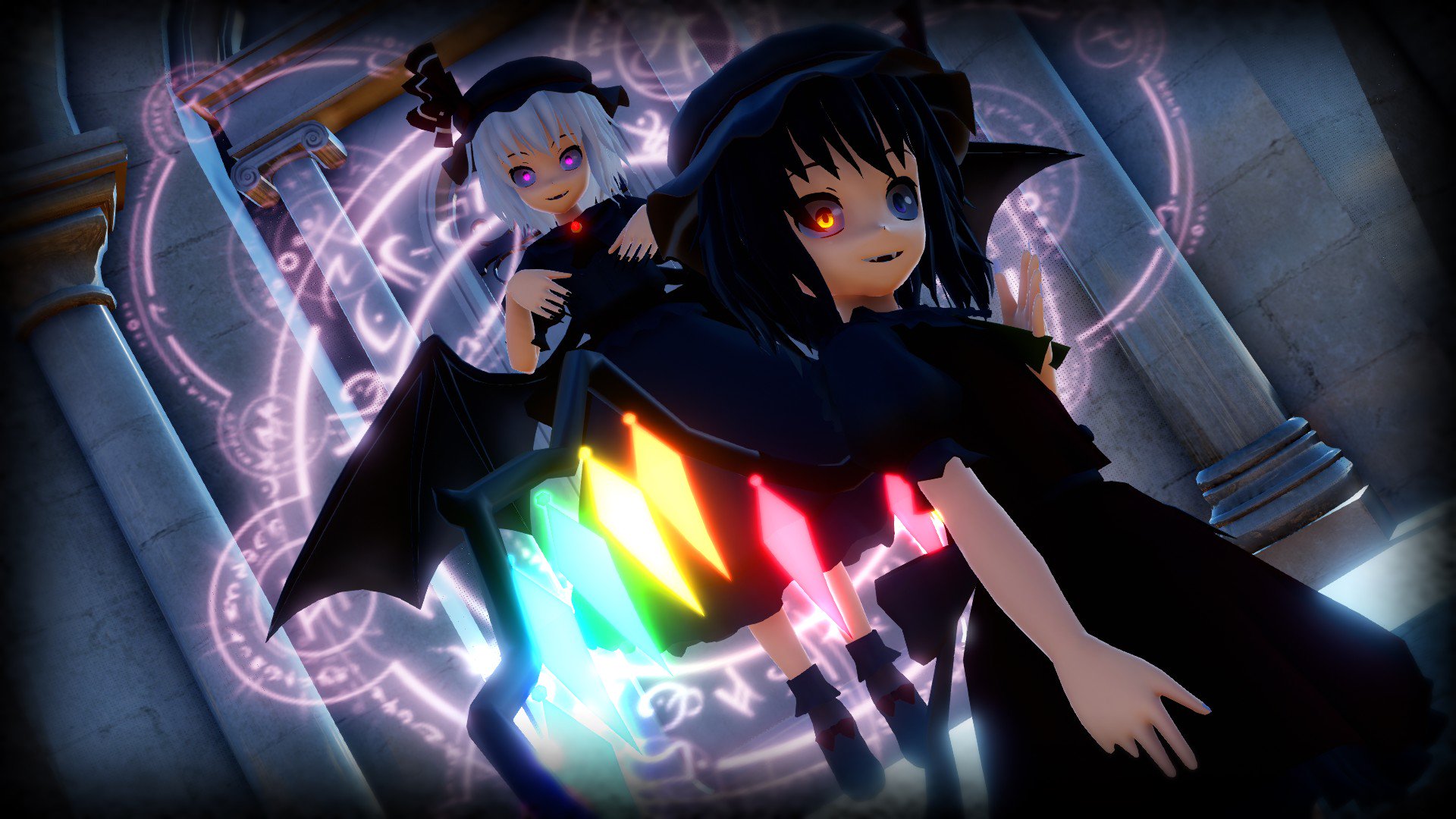 暁 久留美 東方mmder 禍 レミリア フラン すけ式 東方mmd フランドール スカーレット レミリア スカーレット T Co 7g4kaxdpdn Twitter