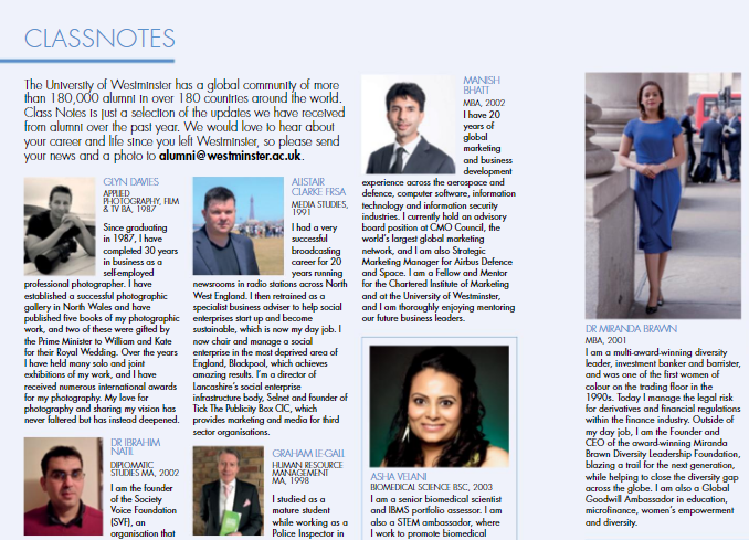 uw_alumni's tweet photo. A big thanks to the alumni who have already been in touch with their Class Notes for this year's #NetworkMagazine. 🙌
Do you have some news to share? 👀💬
To feature in the magazine, let us know what you're up to by this Friday, 7 June.
Find out more 👉 https://t.co/tvXnnT8m55 https://t.co/qUoGzf8GiJ