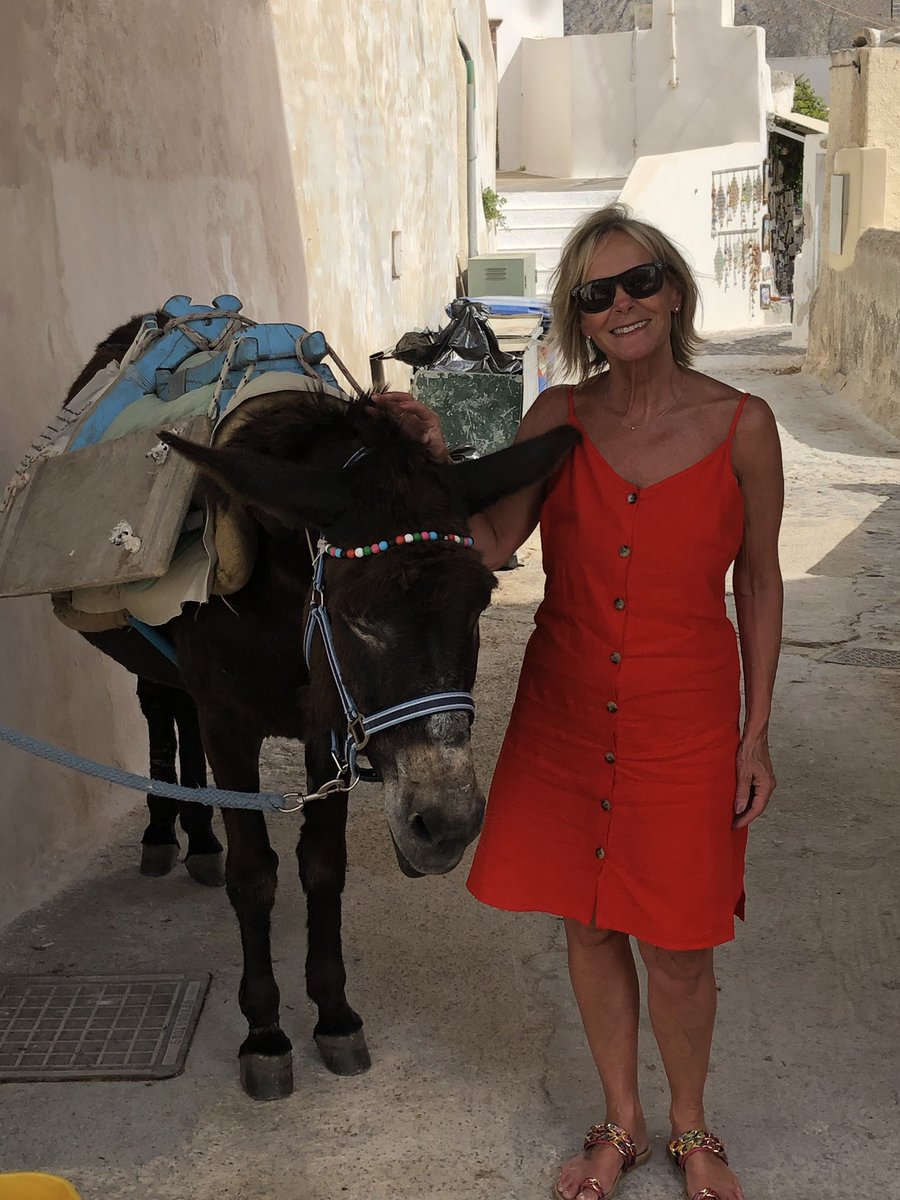 SWerran's tweet image. Fabulous lunch with a view in Pyrgos Village #Santorini #santorinisalad #santoriniwine