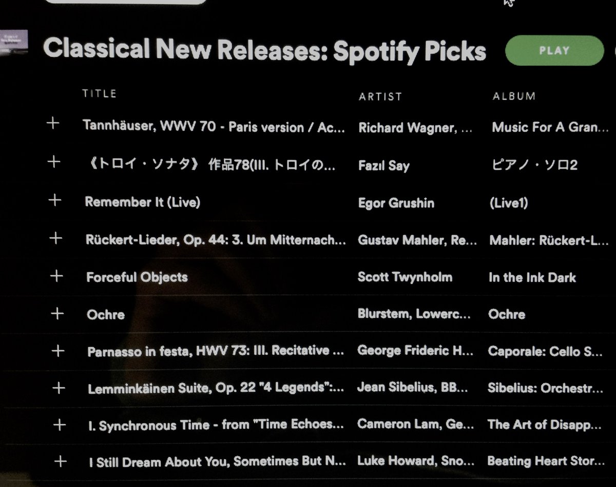 ScottTwynholm's tweet photo. Forceful Objects from #intheinkdark mixing it with the musical big hitters in this playlist. Classical New Releases: Spotify Picks https://t.co/Ij0wM9t8II #NowPlaying @lukepellmakes https://t.co/LIh0mvb2IU