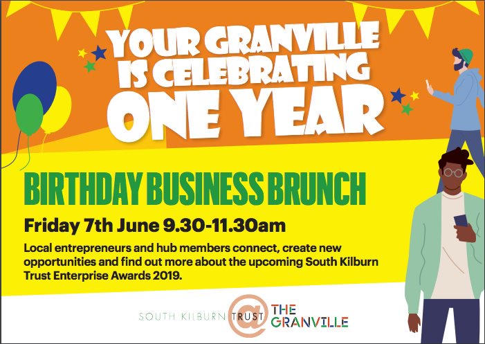 Join us for a Birthday Business Brunch on 7 June. The Granville is celebrating the one year anniversary since reopening its doors, ow.ly/xGwp50utsgp