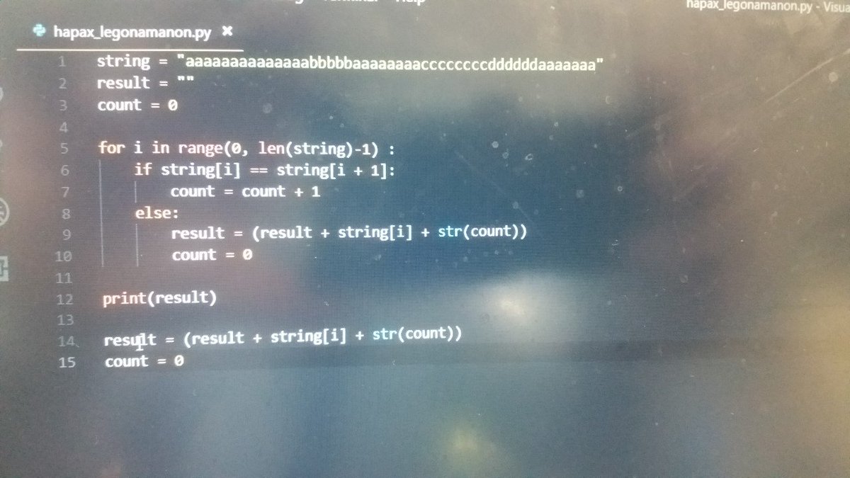 VeritasCompSci's tweet image. Some interesting different approaches to a home brew python run length encoding function today.... #alevelcomputerscience