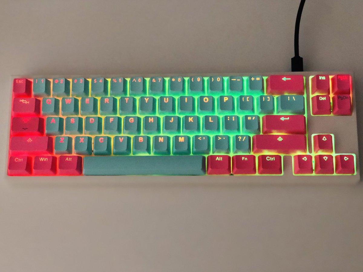 R B L T C Customizing A Duckychannel Miya Pro Rainbow With Tai Hao Miami Lights Backlit Keycaps Tai Hao Keycaps Backlit Customizedkeycaps Ducky Miyaprorainbow Rebeltech Pcmrlife Pcmrgaming Fortheloveofgaming Tech Techlife