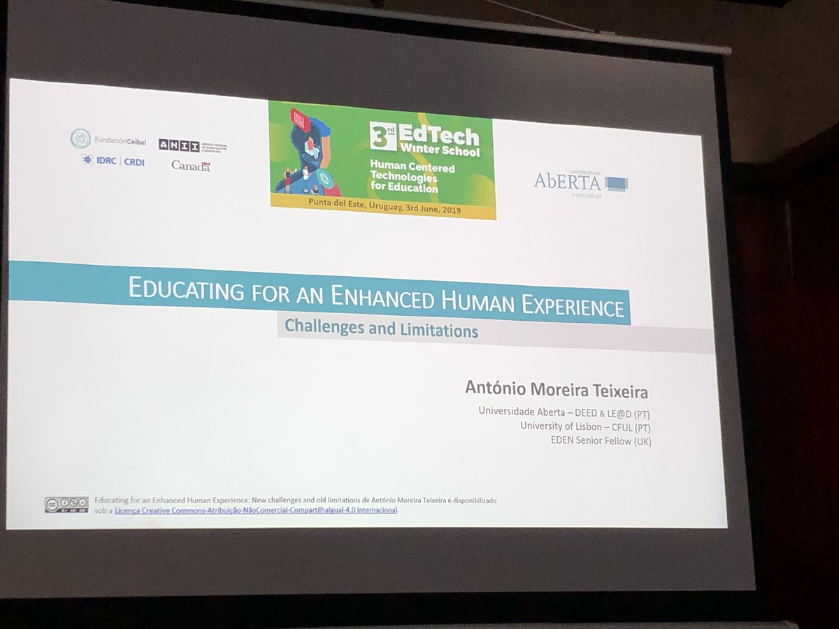 fundacionceibal's tweet photo. António Moreira Teixeira kicked off the first lecture at the #EdTechUy Winter School https://t.co/PiRZvOwCCl