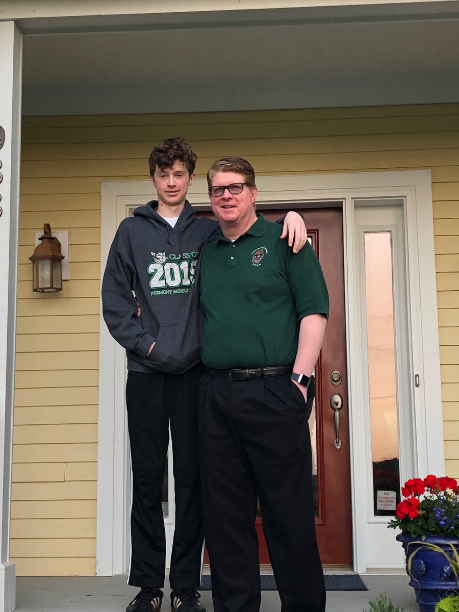 Mr_S_Murphy's tweet photo. Today is a big day! Today I get to wish my son a happy last day of elementary school.  Graduation is tonight! https://t.co/KbwzEtLY8D