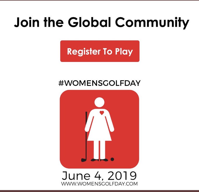 elisagaudet's tweet photo. See u tomorrow @GCMorningDrive Excited for @womensgolfday 2019 845 locations -46 countries - 1 day June 4 ❤️⛳️🌏 #golfconnects #WomensGolfDay https://t.co/wx9jeQukXZ