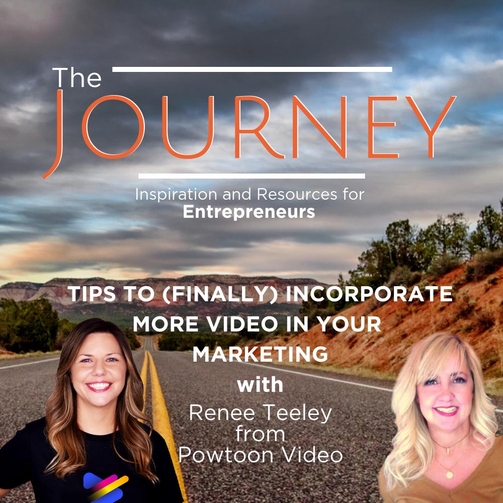 Stop talking about it and finally commit to your #videomarketing strategy! We have FANTASTIC tips and ideas to incorporate more video into your marketing mix from <a href="/rteeley/">Renee Teeley ▶️</a> at <a href="/Powtoon/">Powtoon</a>  on this week's #podcastchat 
journeywithgina.com/ep-64-video-ma…
#itunes